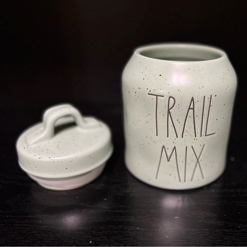 Rae Dunn Trail mix jar